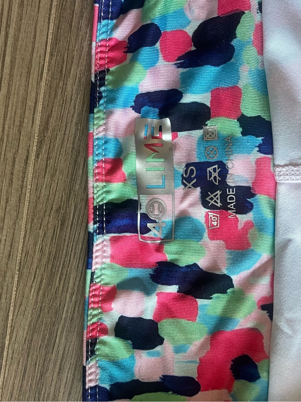 Pickleball or Tennis Ruffle Skirt with Abstract Print - Picture 7 of 7